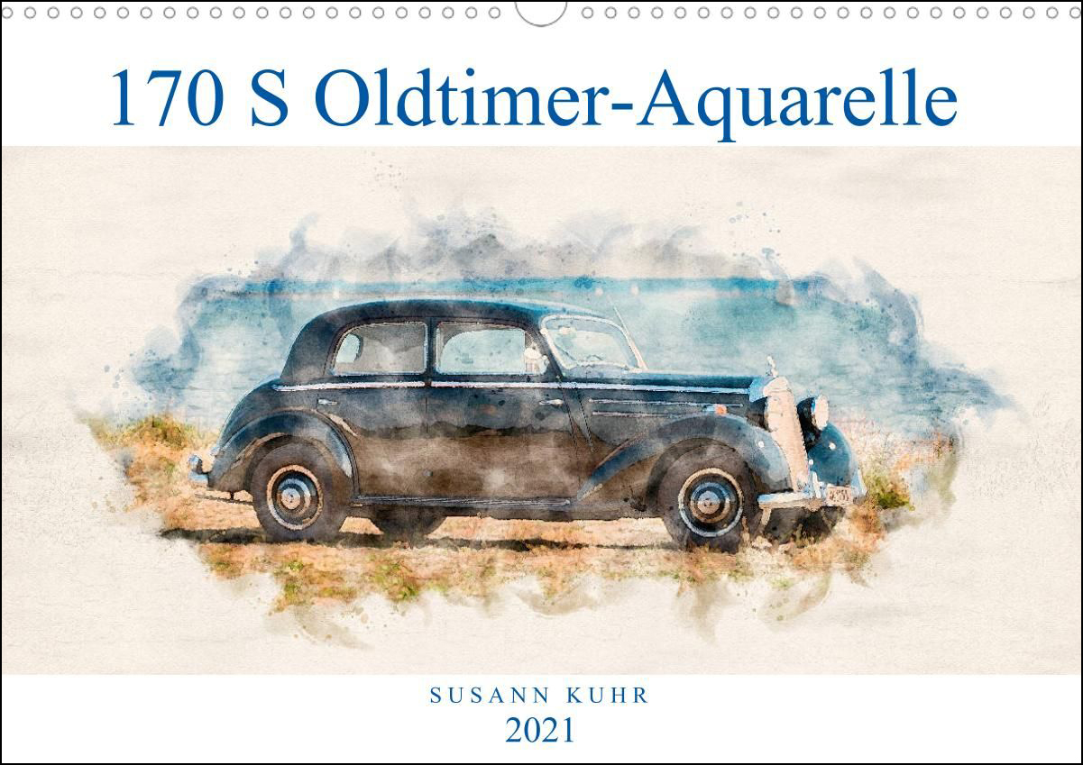 170 S Oldtimer-Aquarelle